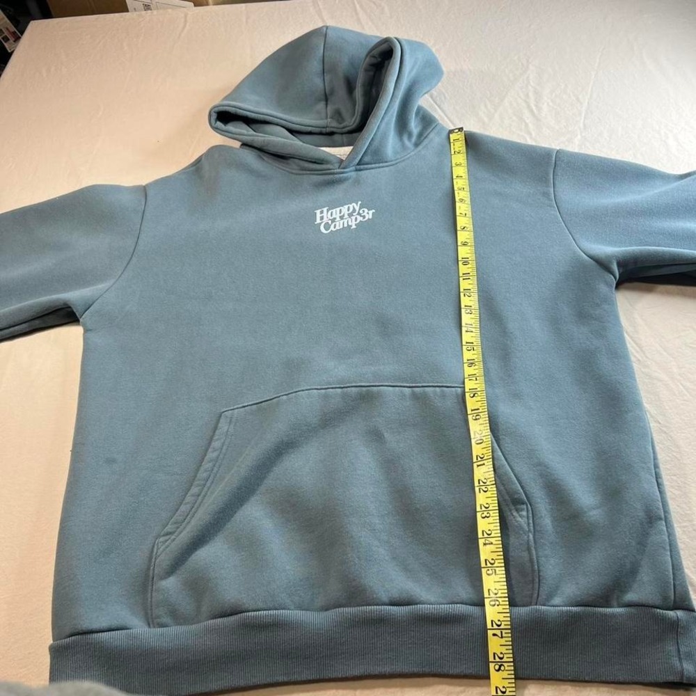 Happy Camp3r "reality is created by the mind" blue hoodie Size XL - Picture 7 of 7